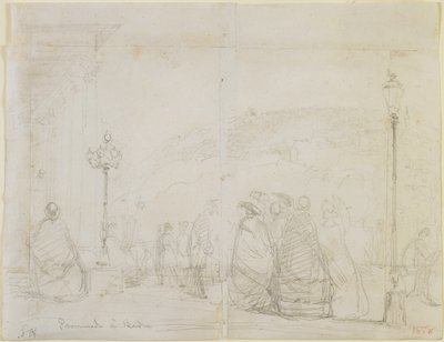 Promenade at Baden, 1858 by James Abbott McNeill Whistler